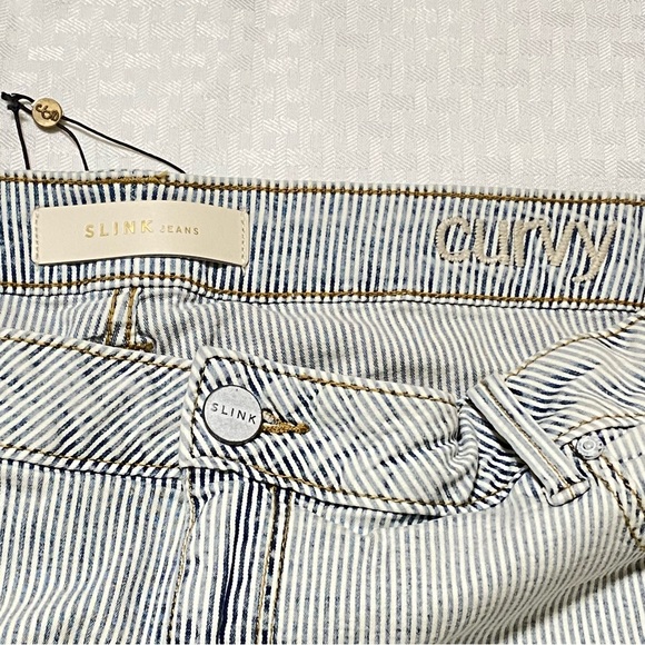 SLINK JEANS STRIPED SHORTS - Picture 5 of 10